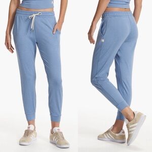 Vuori Performance Joggers Isle Heather Blue Size Small